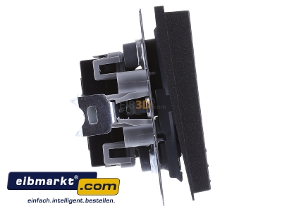 View on the left Gira 013667 Two-way switch flush mounted anthracite 
