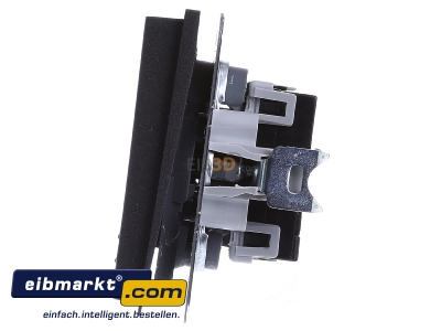 View on the right Gira 013667 Two-way switch flush mounted anthracite 
