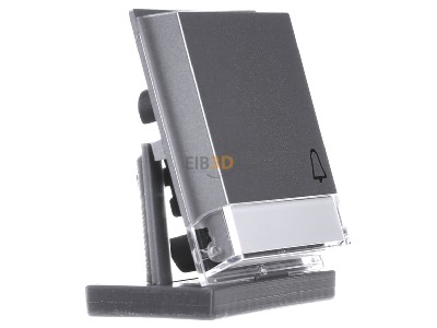 Ansicht links Gira 067365 Wippe Klingel alu m.Schriftf., TX44 