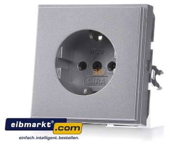 Front view Gira 018865 Socket outlet (receptacle)

