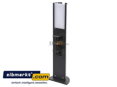 View up front Gira 134228 Energy pole IP44 anthracite

