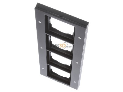 View up front Gira 021467 Frame 4-gang anthracite 21467
