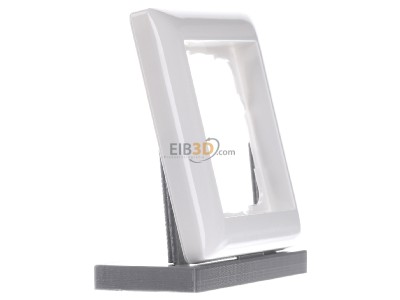 View on the left Gira 021103 Cover frame 1-fold pure white glossy shatterproof, 
