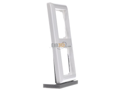 Ansicht links Gira 021203 Abdeckrahmen 2fach reinwei glnzend bruchsicher, 