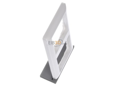 Ansicht oben links Gira 021203 Abdeckrahmen 2fach reinwei glnzend bruchsicher, 