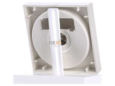Back view Gira 065001 Cover plate for dimmer cream white 
