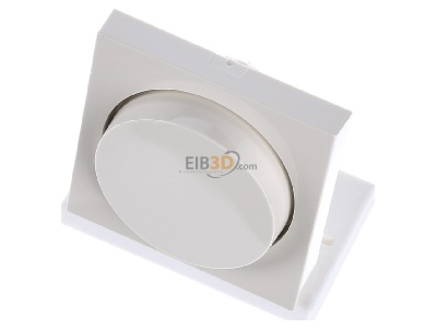 View up front Gira 065001 Cover plate for dimmer cream white 
