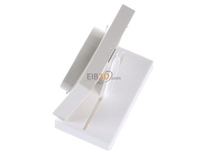 View top right Gira 065001 Cover plate for dimmer cream white 
