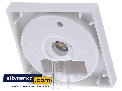 Ansicht hinten Gira 065003 Abdeckung rws-gl f.Drehdimmer 