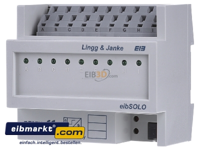 Front view Lingg&Janke BE9FK Binary input for bus system 9-ch - 
