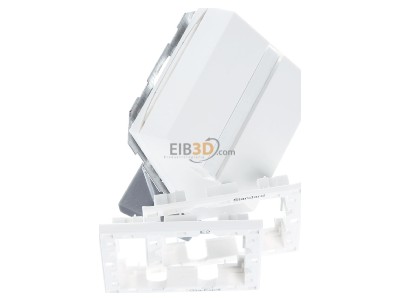 Ansicht oben links Gira 087027 Abdeckhaube Datentech. rws System55 