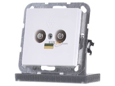 Front view Gira 040527 Grounding receptacle 40527
