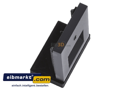 Ansicht oben links Gira 027028 Zentralplatte UAE/IAE anth System55 