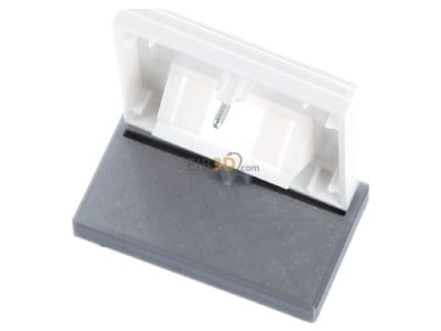 Ansicht oben hinten Gira 028427 Zentralplatte UAE/IAE rws m.Schriftf.,System55 