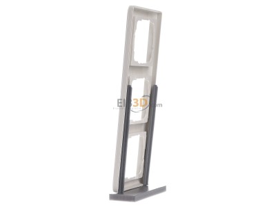 View on the right Gira 021301 Frame 3-gang cream white 21301
