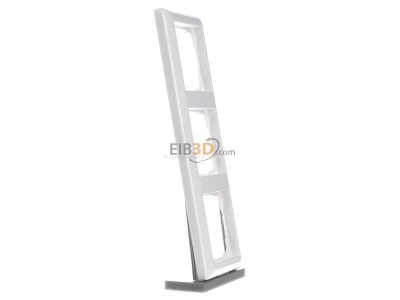 View on the left Gira 021303 Cover frame shatterproof 3-fold, pure white glossy, 
