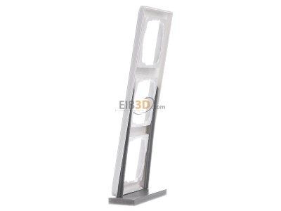 View on the right Gira 021303 Cover frame shatterproof 3-fold, pure white glossy, 
