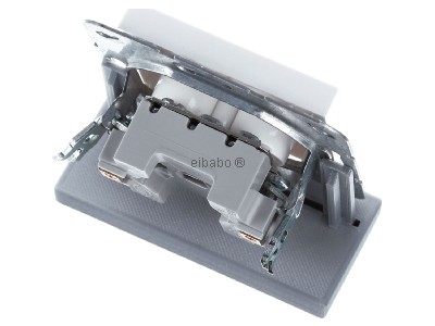 Top rear view Gira 040503 Grounding receptacle 
