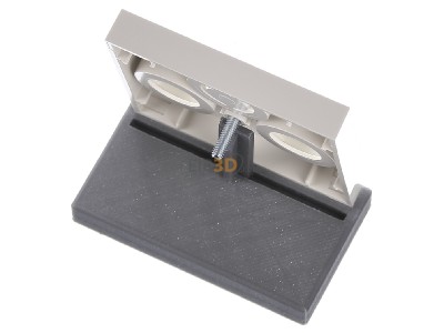 Ansicht oben hinten Gira 086901 Zentralplatte cws-gl fr Koax-Steckdose 