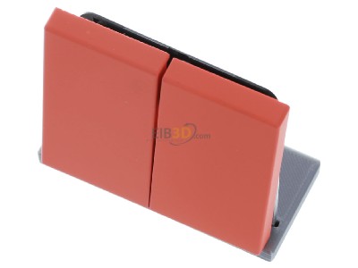 Ansicht oben vorne Jung LC 995224 Wippe 2fach orange (32080) 