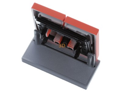 Ansicht oben hinten Jung LC 995224 Wippe 2fach orange (32080) 