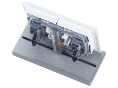Top rear view Busch Jaeger 1785-44M Cover plate for switch/push button 
