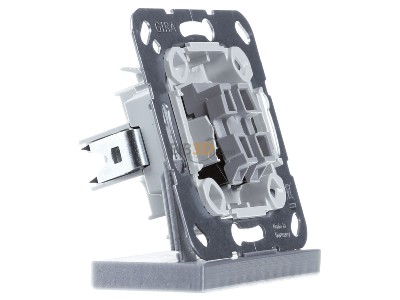 View on the left Gira 312600 Two-way switch flush mounted - Push button off/change insert, 
