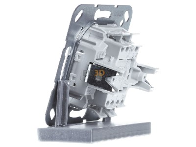View on the right Gira 312600 Two-way switch flush mounted - Push button off/change insert, 
