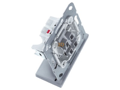 View top left Gira 312600 Two-way switch flush mounted - Push button off/change insert, 
