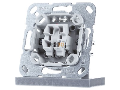 Front view Gira 315100 Push-switch button - Rocker switch normally open insert, 
