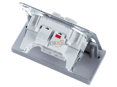 Top rear view Gira 315100 Push-switch button - Rocker switch normally open insert, 
