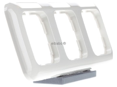Ansicht links Busch Jaeger 1733 NS-212 Rahmen 3-fach wei� 