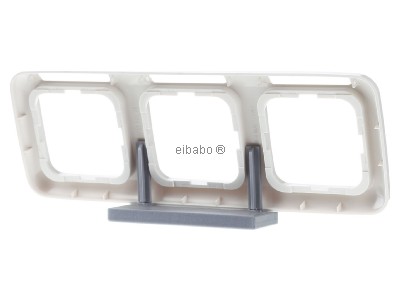Ansicht hinten Busch Jaeger 1733 NS-212 Rahmen 3-fach wei� 