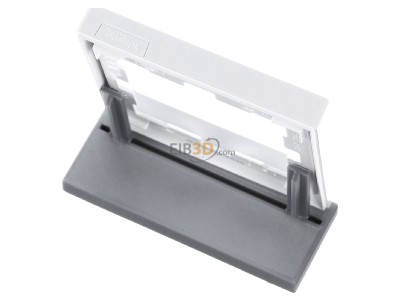 Ansicht oben hinten Merten MTN4010-6535 D-Life Rahmen 1fach lotoswei 