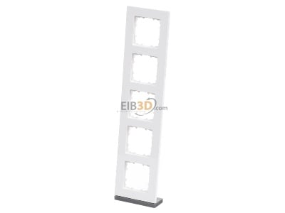 View up front Siemens 5TG1115-0 Frame 5-gang white 

