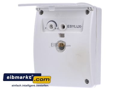 Frontansicht ESYLUX ESYLUX CDS-A/N ws AP-Dmmerungsschalter RAL9010 