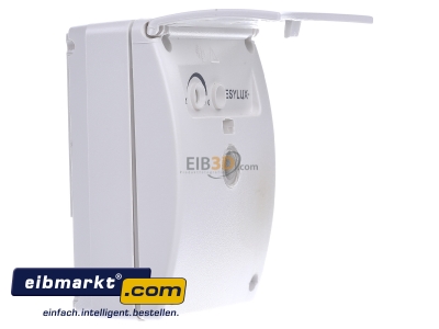 Ansicht links ESYLUX ESYLUX CDS-A/N ws AP-Dmmerungsschalter RAL9010 