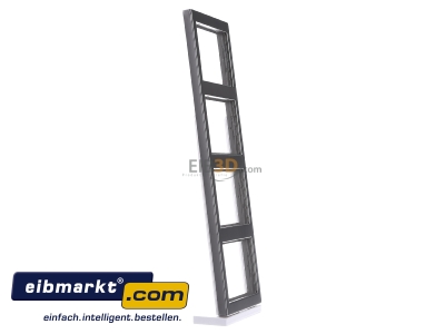 View on the left Berker 13437004 Frame 4-gang stainless steel
