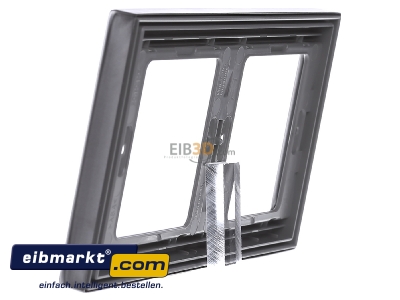 View on the right Berker 13637004 Frame 2-gang stainless steel - 
