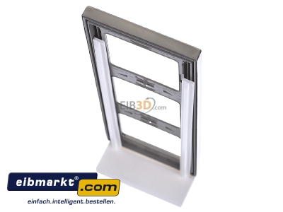 Top rear view Berker 13737004 Frame 3-gang stainless steel
