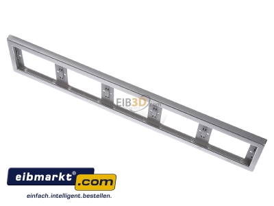 View up front Berker 13937004 Frame 5-gang stainless steel
