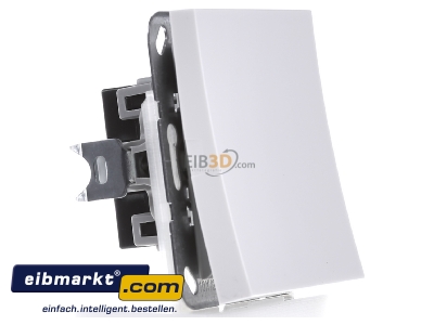 View on the left Gira 0126112 Two-way switch flush mounted white 
