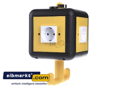 View on the left OBO Bettermann VH-4 4SD CEE-Socket combination hangable IP20 - 
