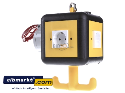 View on the right OBO Bettermann Vertr 6109804 CEE-Socket combination hangable IP20
