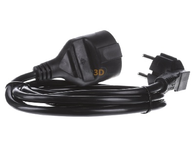 Back view Bachmann 341.184 Power cord/extension cord 3x1,5mm 2m 
