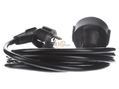 Back view Bachmann 341.185 Power cord/extension cord 3x1,5mm 3m 341185
