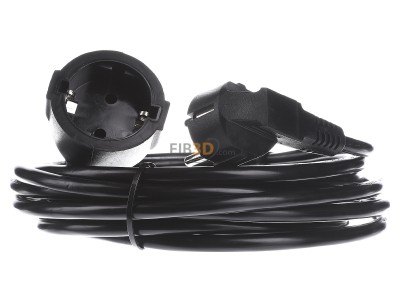 Front view Bachmann 341.186 Power cord/extension cord 3x1,5mm 5m 
