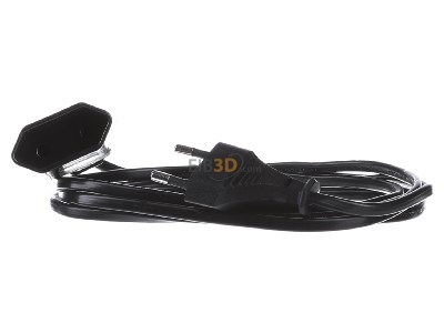 Front view Bachmann 233.184 Power cord/extension cord 2x0,75mm 2m 
