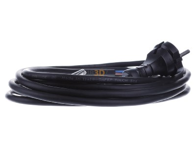 Ansicht links Bachmann 246.186 Konturen-Zuleitung Gummi 5m,sw 