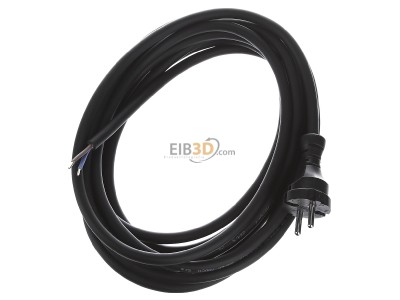 Ansicht oben links Bachmann 248.186 Konturen-Zuleitung Gummi 5m,sw 